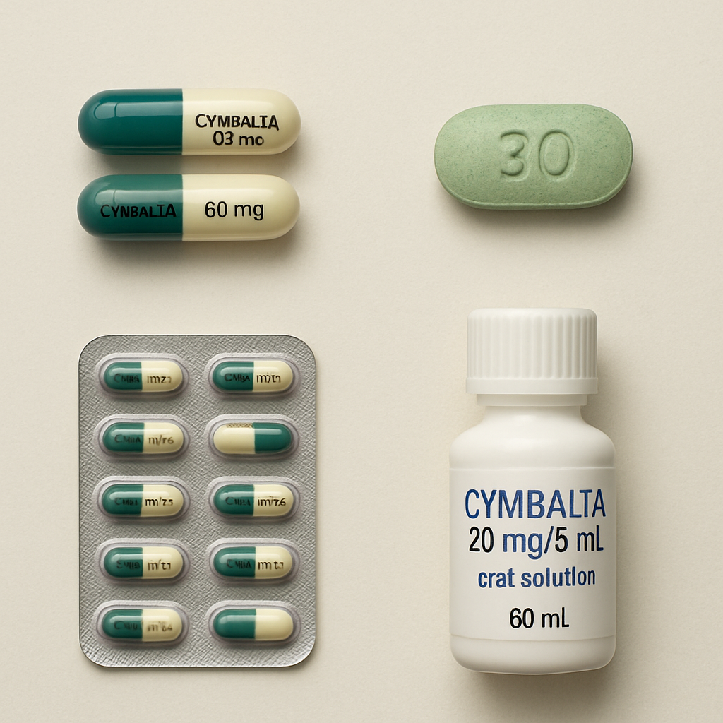 Different forms of Cymbalta medication