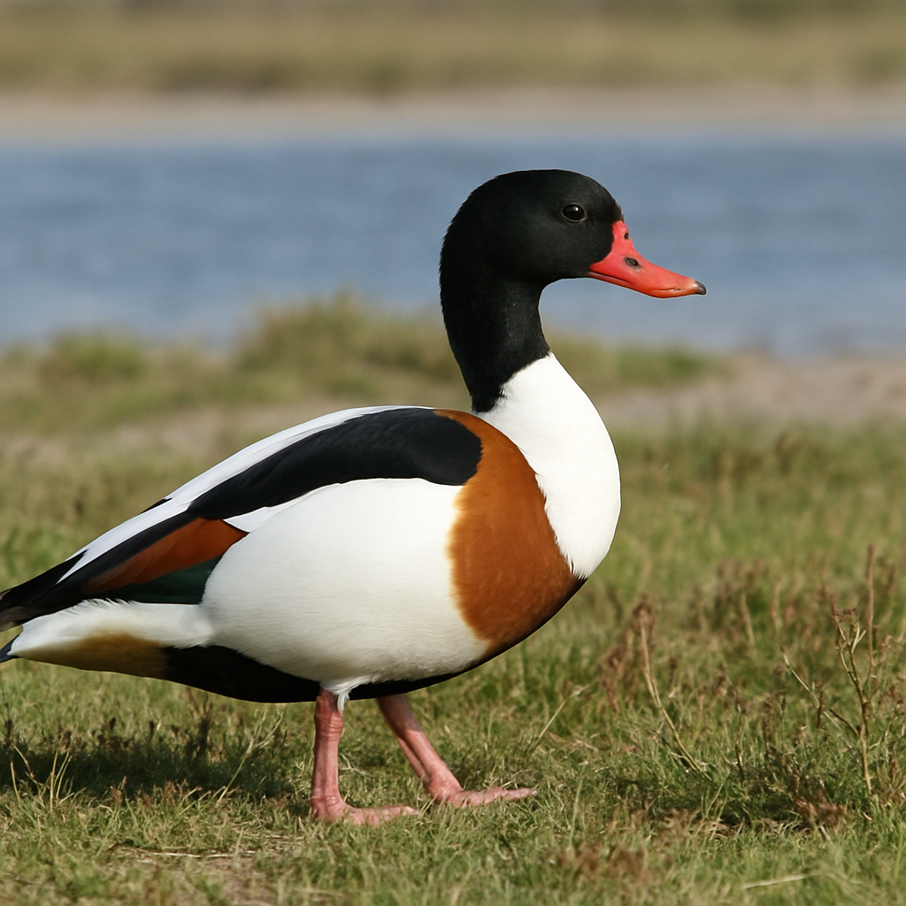 Common Shelduck in its natural habitat