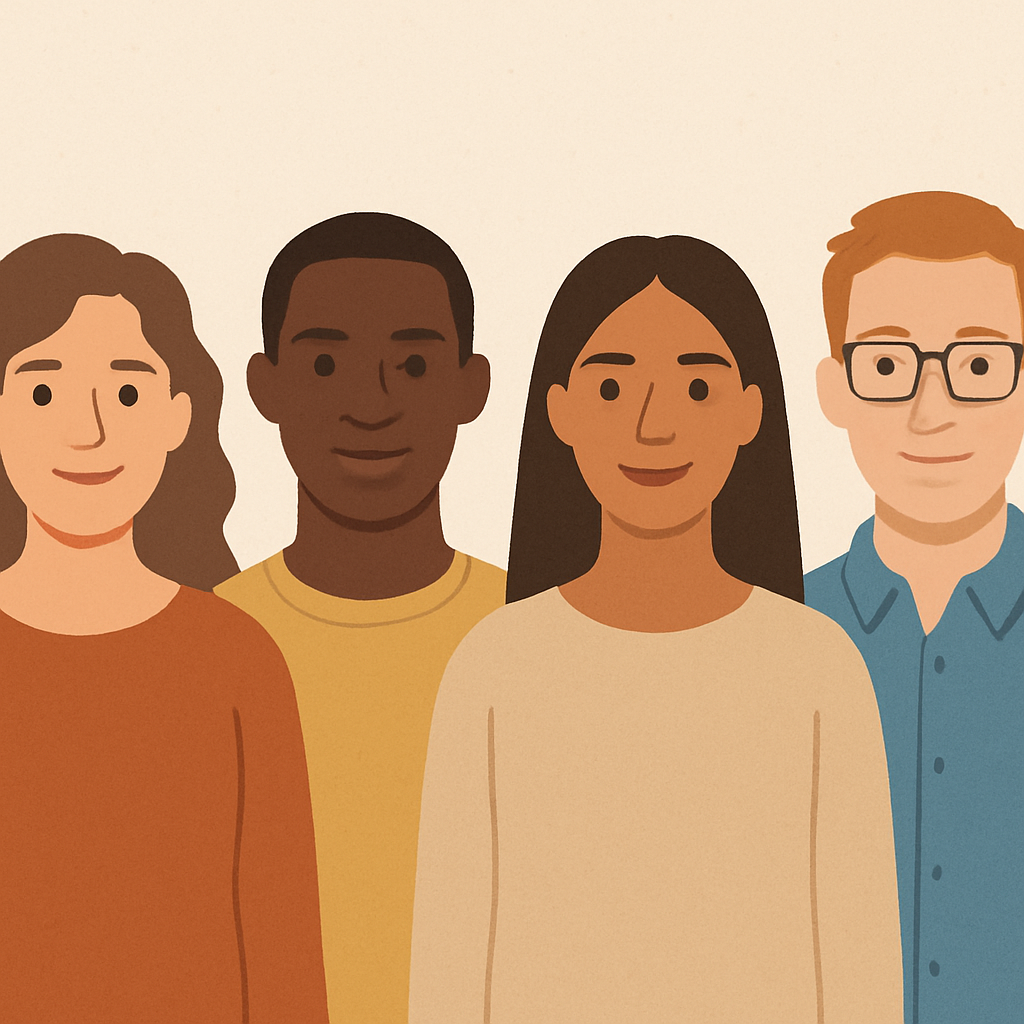 Different skin tones