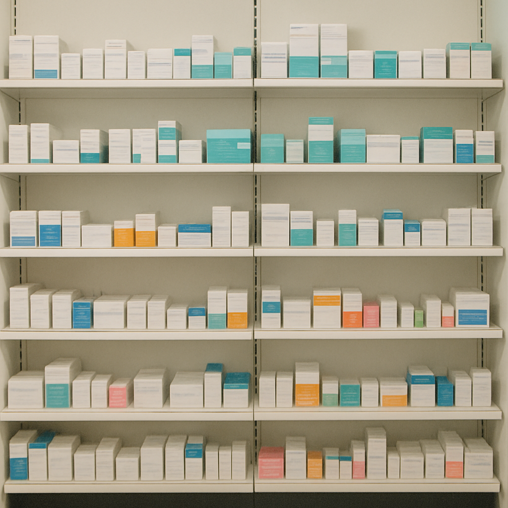 Pharmacy Shelves