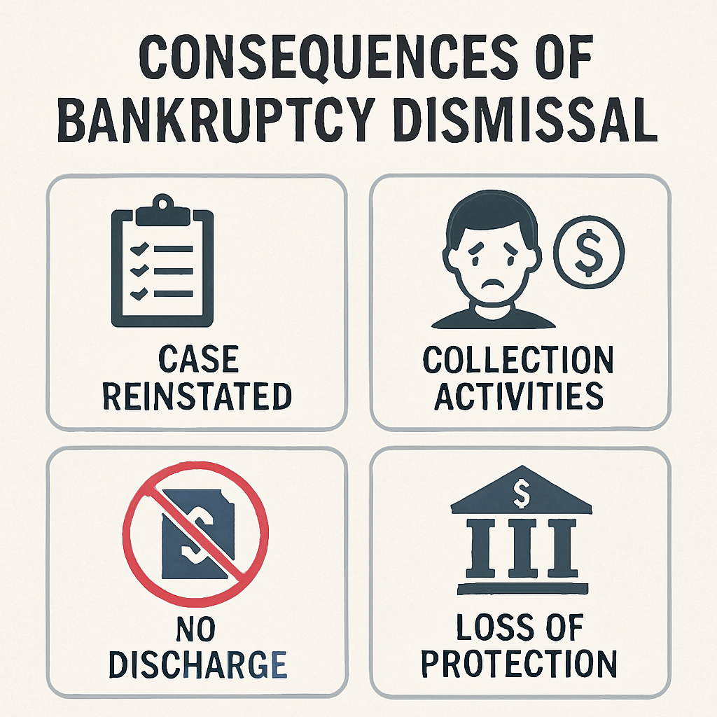 Consequences of bankruptcy dismissal