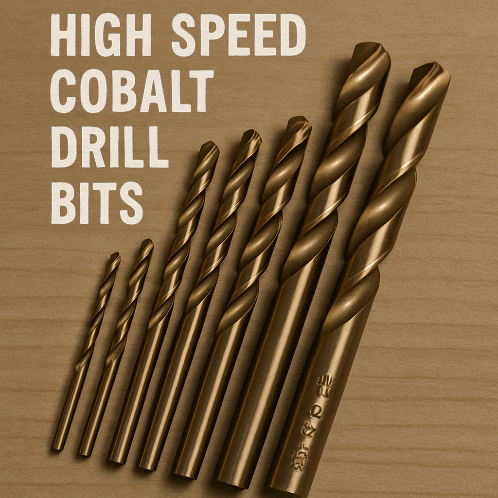 High-speed cobalt drill bits