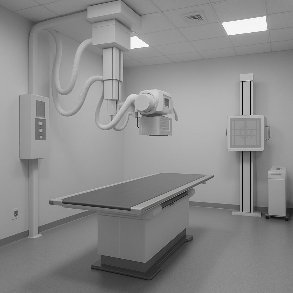 X-ray machine in a modern medical facility