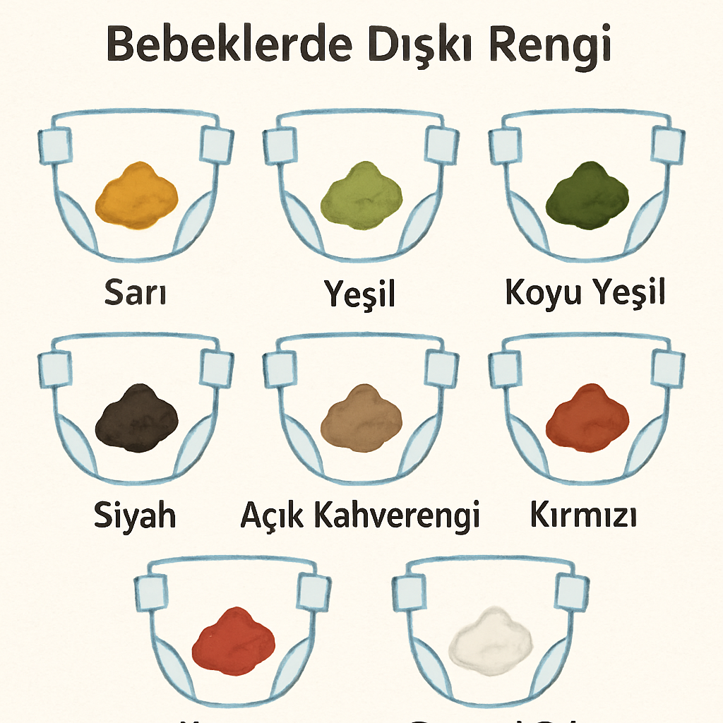 Bebeklerde dışkı rengi