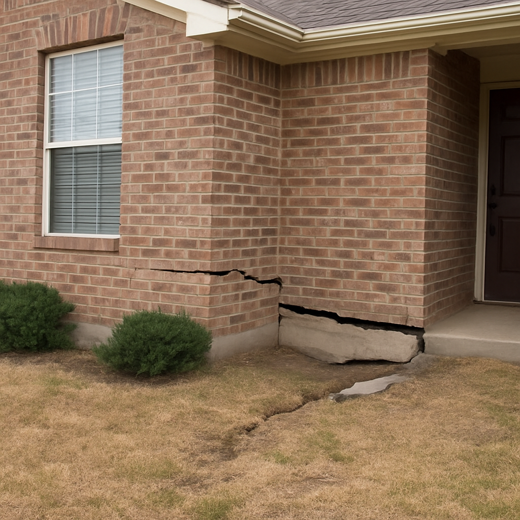 Example of a Dallas home foundation issue