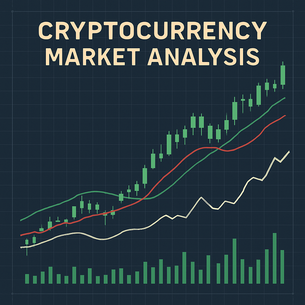 Cryptocurrency market analysis chart