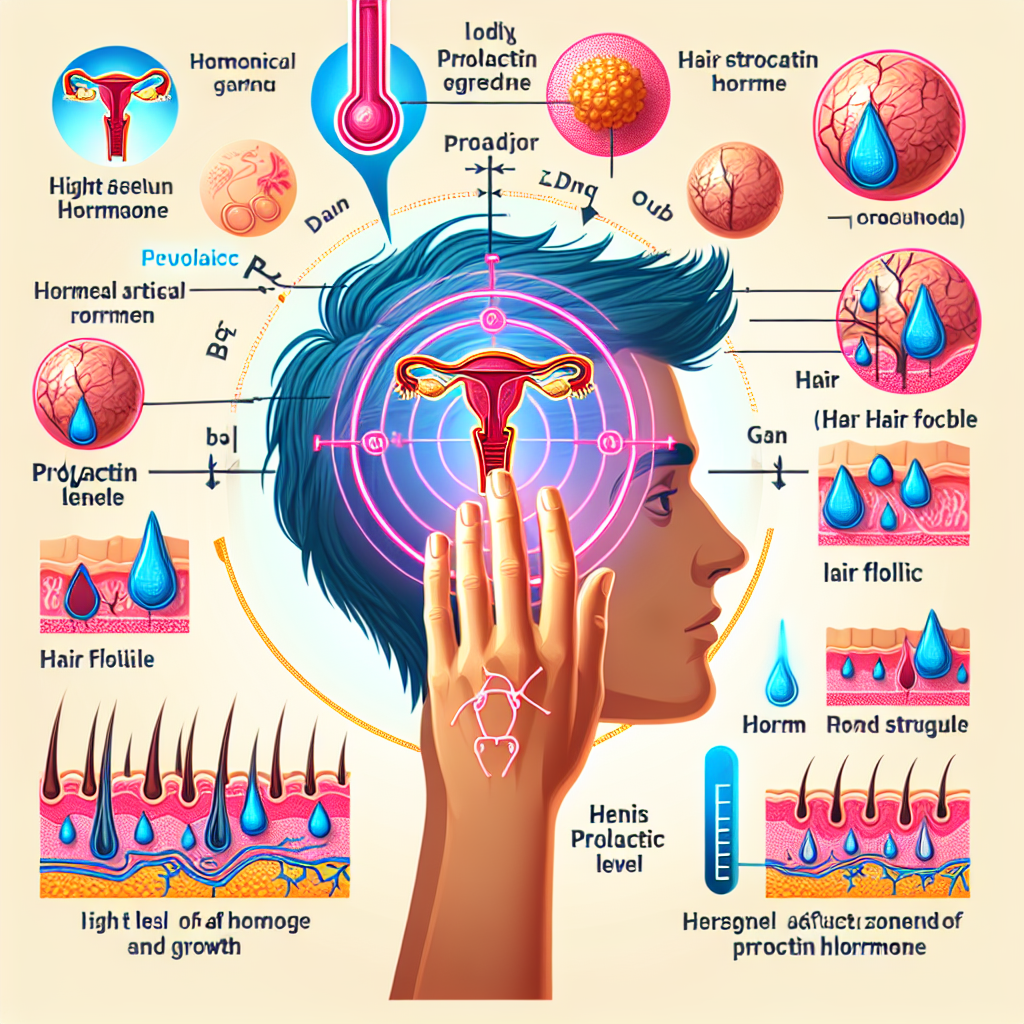 Prolactina alta en el cabello