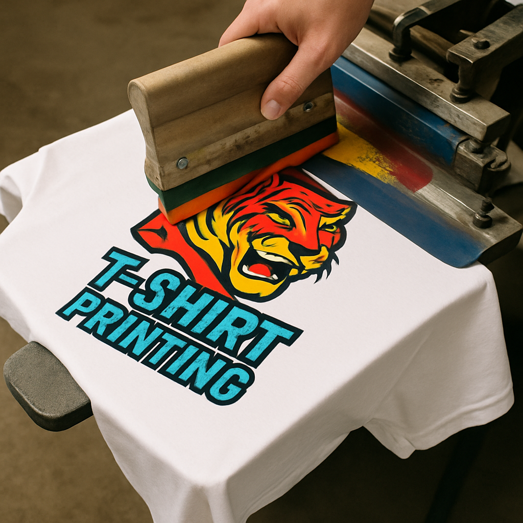 T-shirt printing process