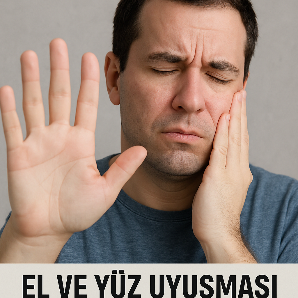 el ve yüz uyuşması