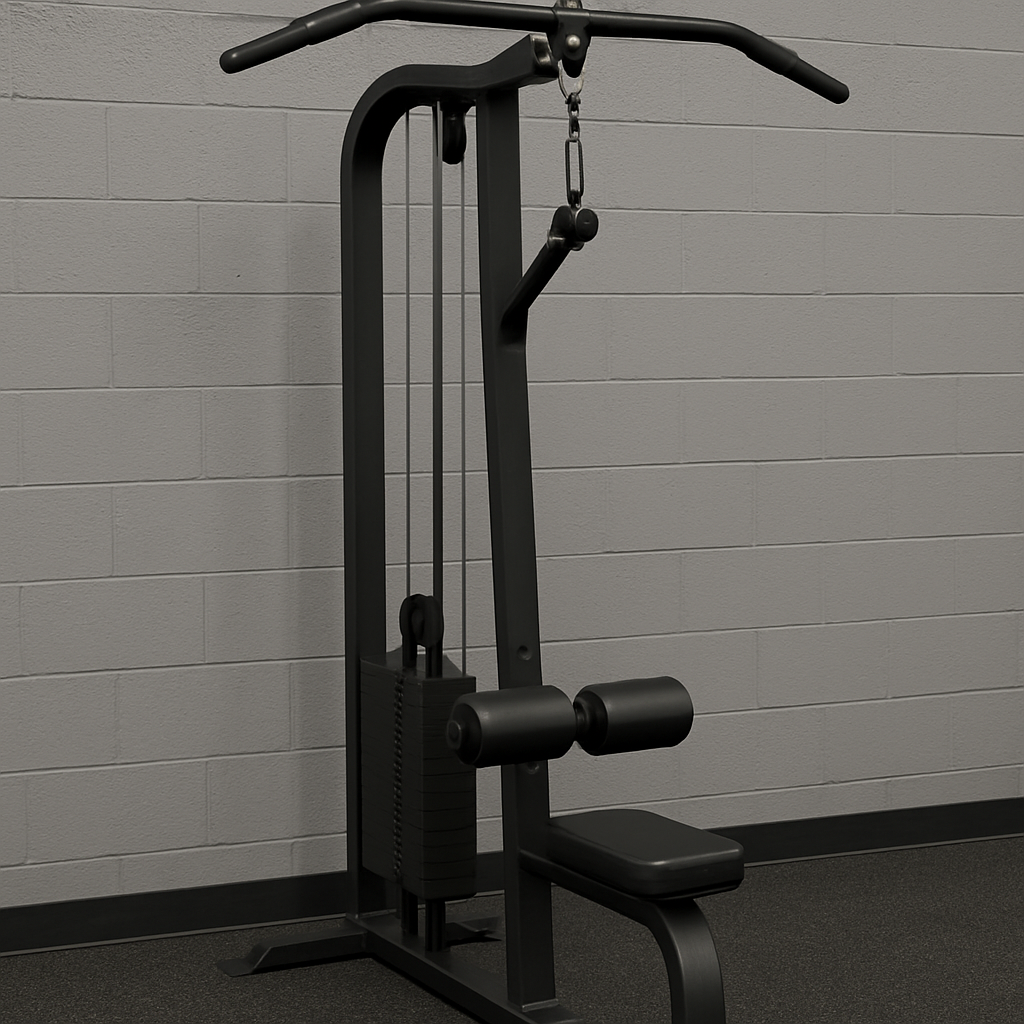 Lat pull down machine at X-Rival Fitness