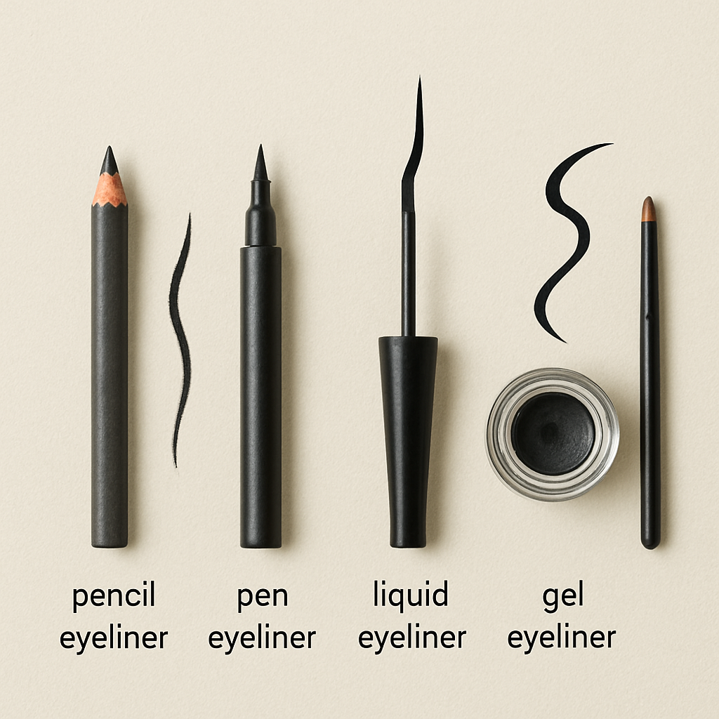 Different types of eyeliners