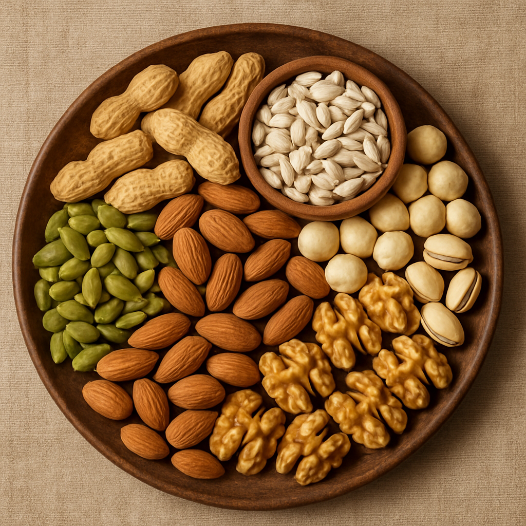 protein-rich nuts and seeds