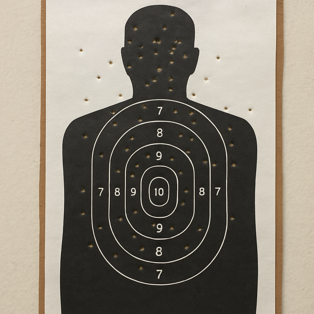 airsoft gun shooting target