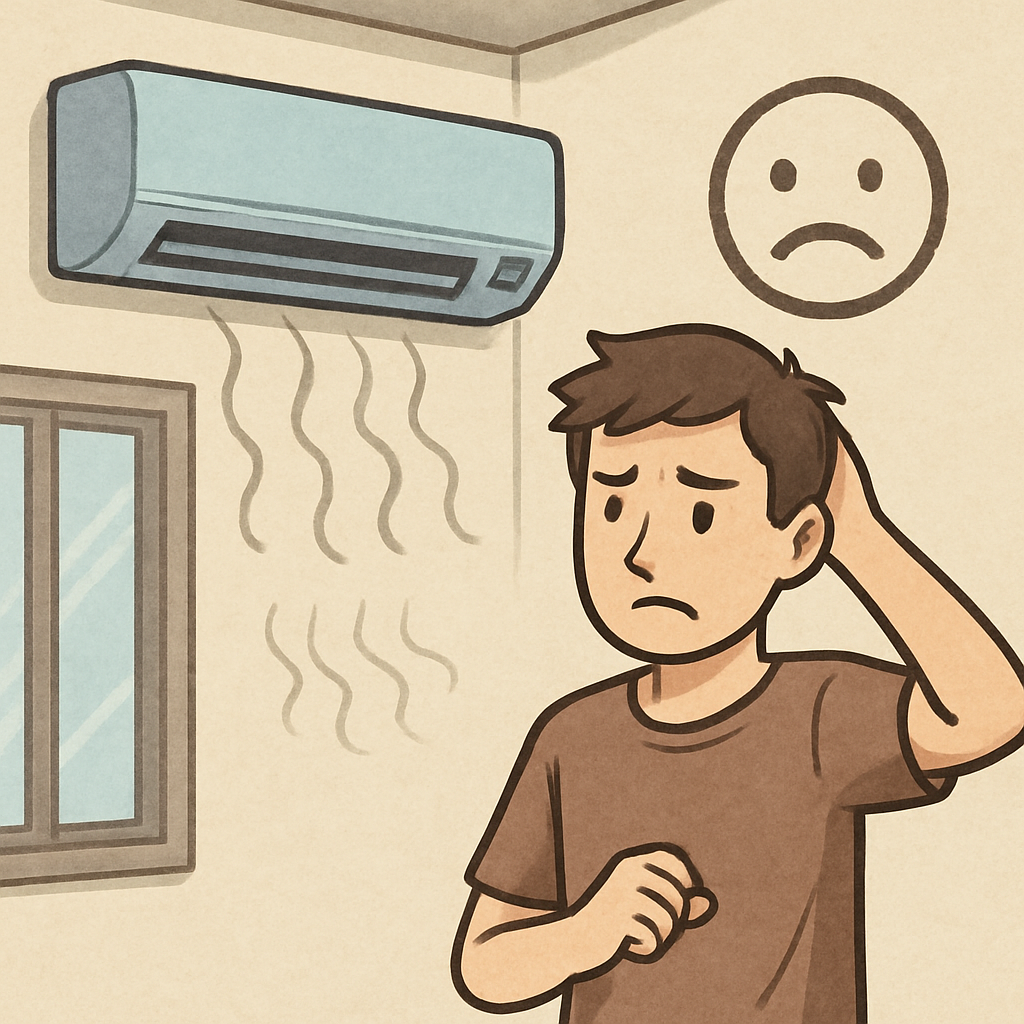 Air conditioner not blowing cold air - AC Needs Professional Help