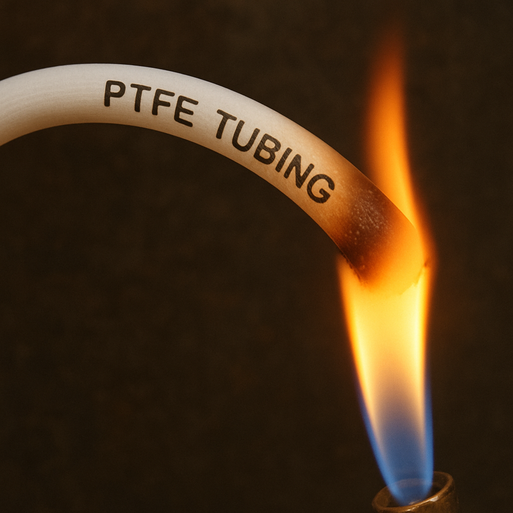 PTFE tubing under high temperatures