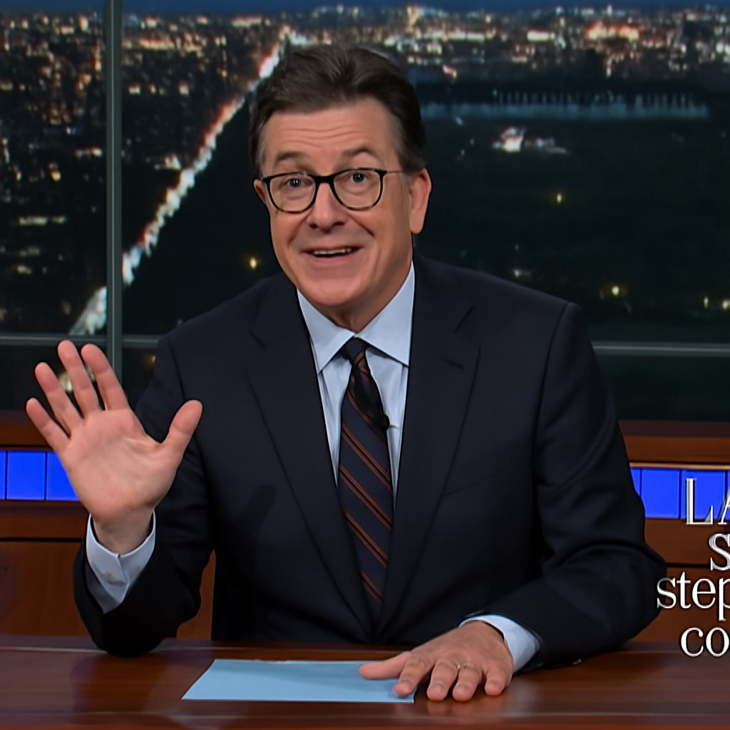 Stephen Colbert on The Late Show