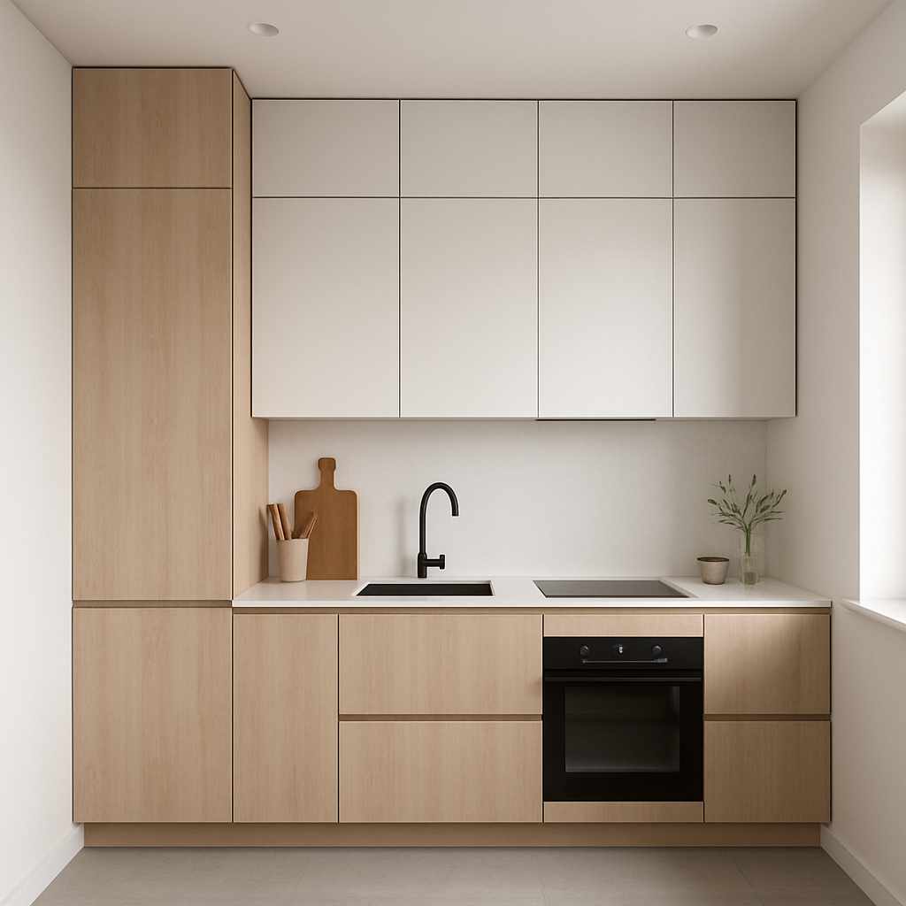 Modern minimalist kitchen design