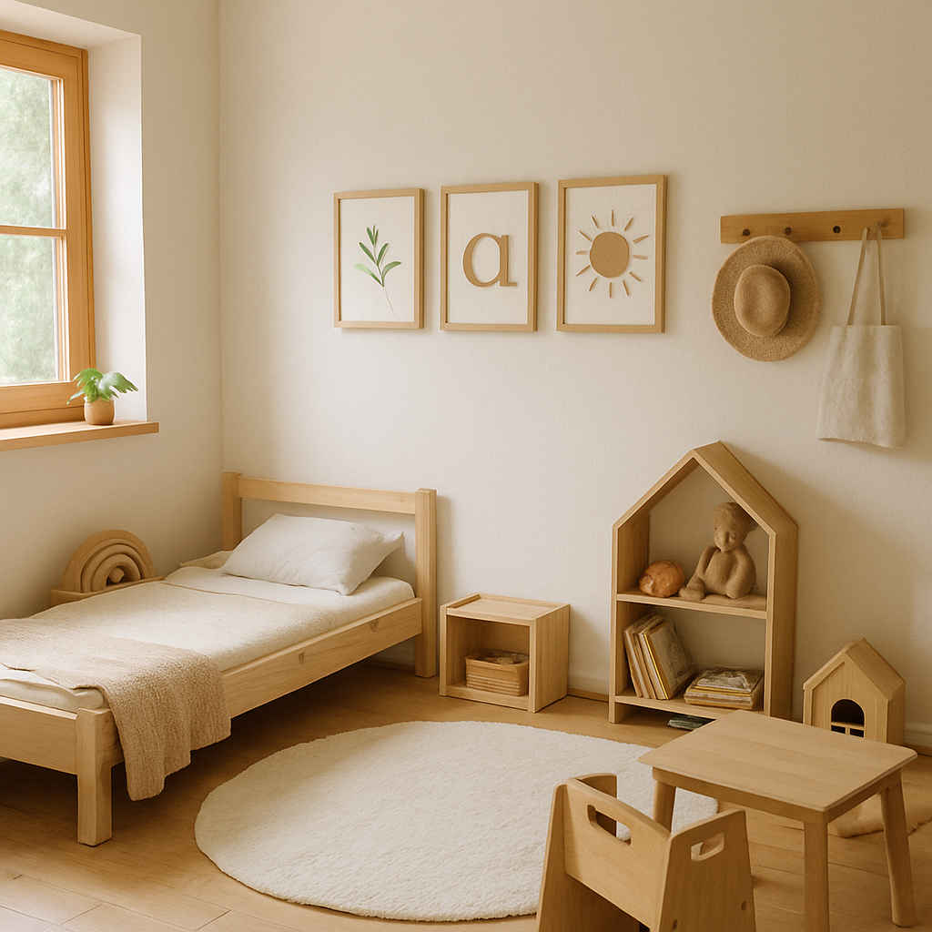 Montessori-inspired bedroom design