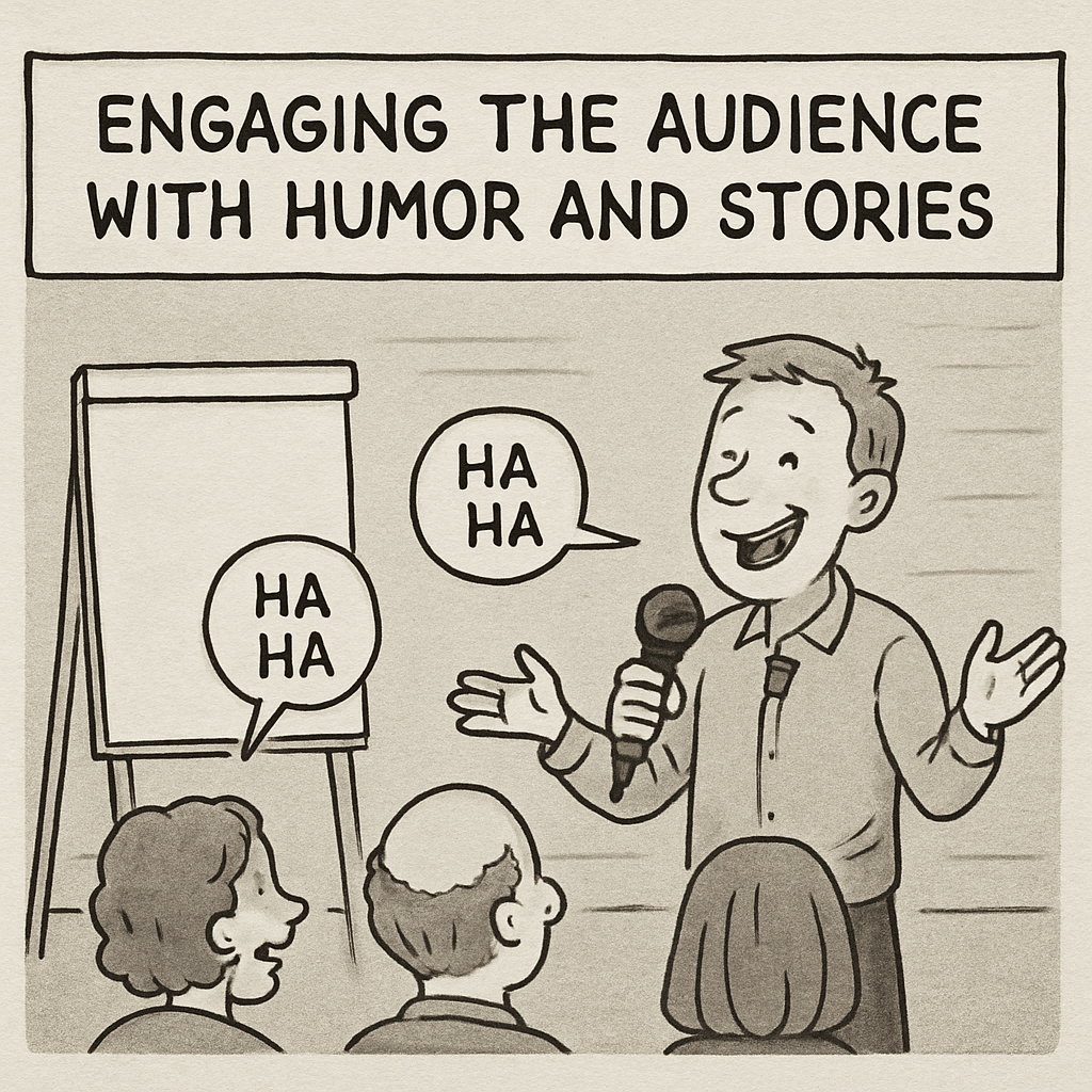 Engaging the Audience with Humor and Stories