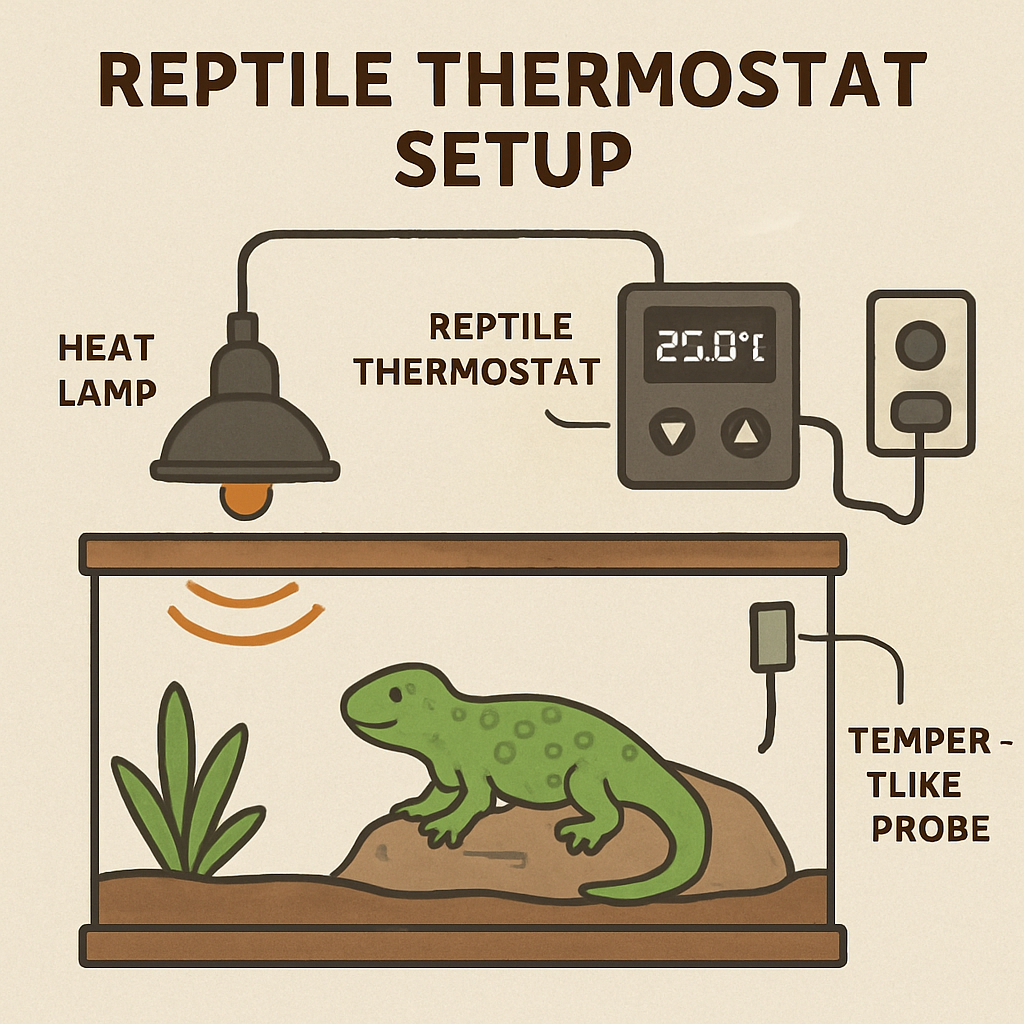 Reptile Thermostat Setup