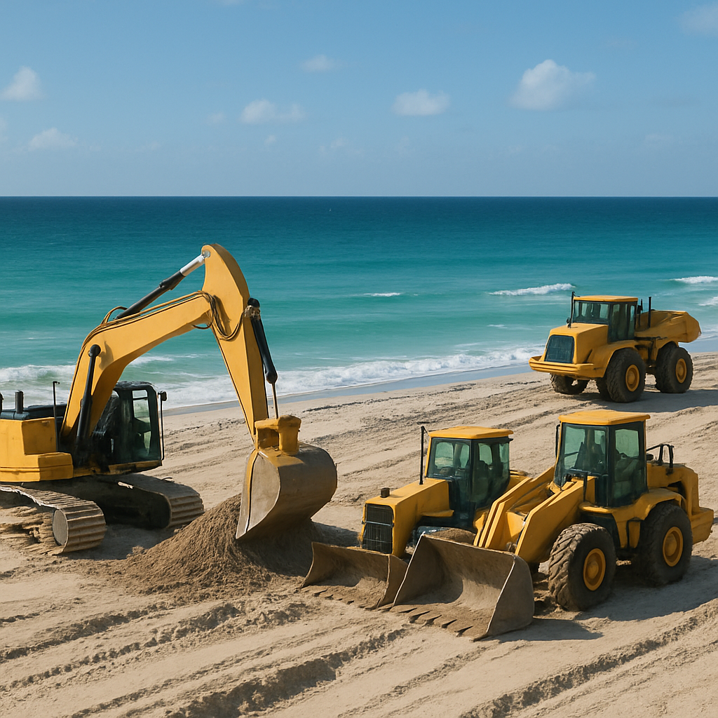 Modern Coastal Construction Equipment