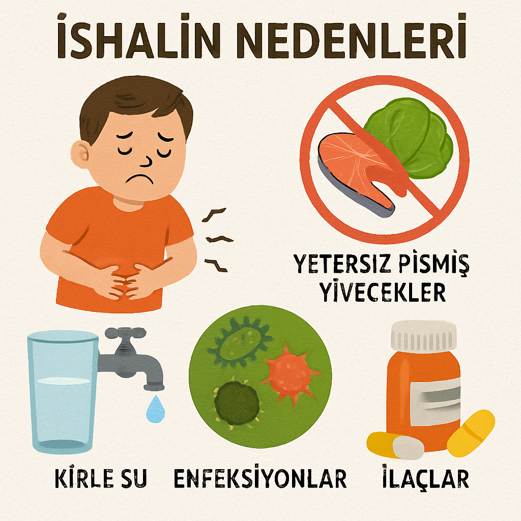 insanlarda ishalin nedenleri