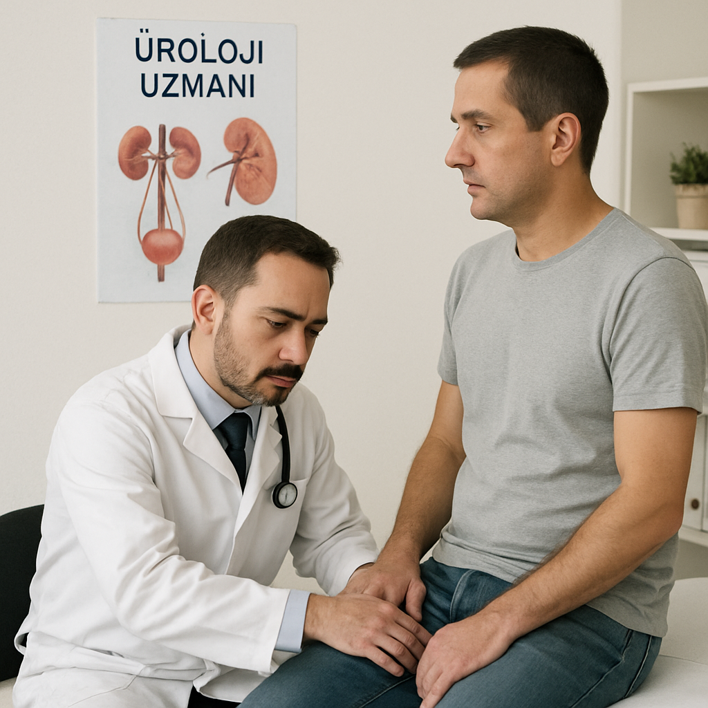 Üroloji uzmanı muayene