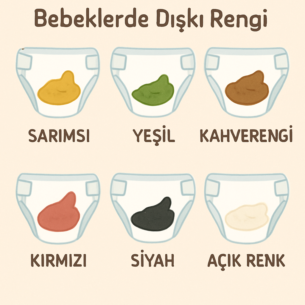 Bebeklerde dışkı rengi