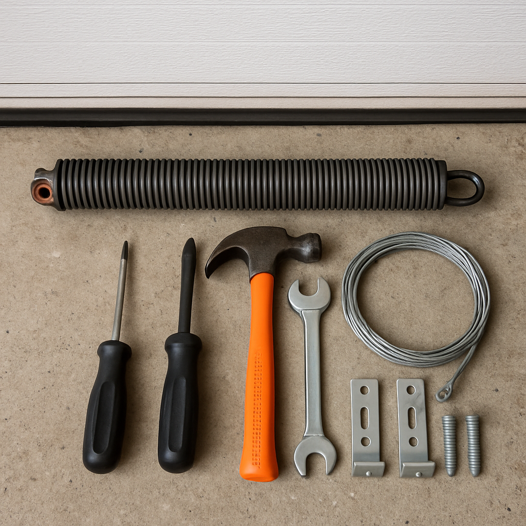 Garage door maintenance tools