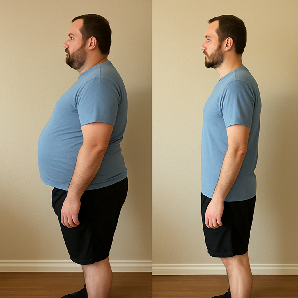Weight loss progress
