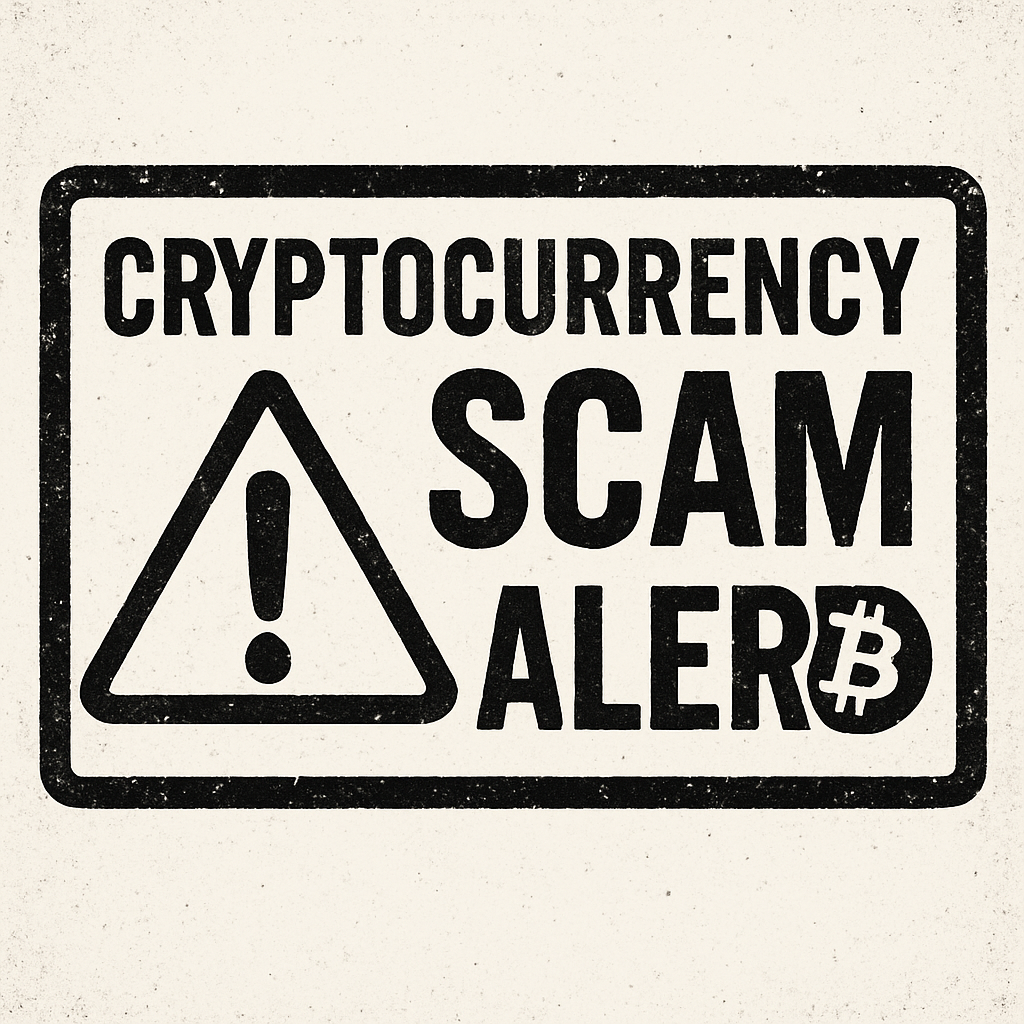 Cryptocurrency scam alert