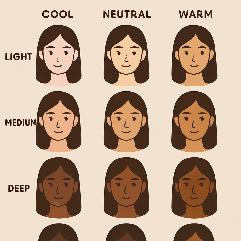 skin undertones chart