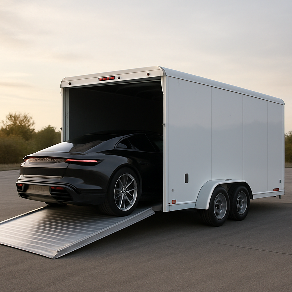 Porsche Enclosed Car Transport- Luxury Auto Transport - https://LuxuryAutoCarriers.com