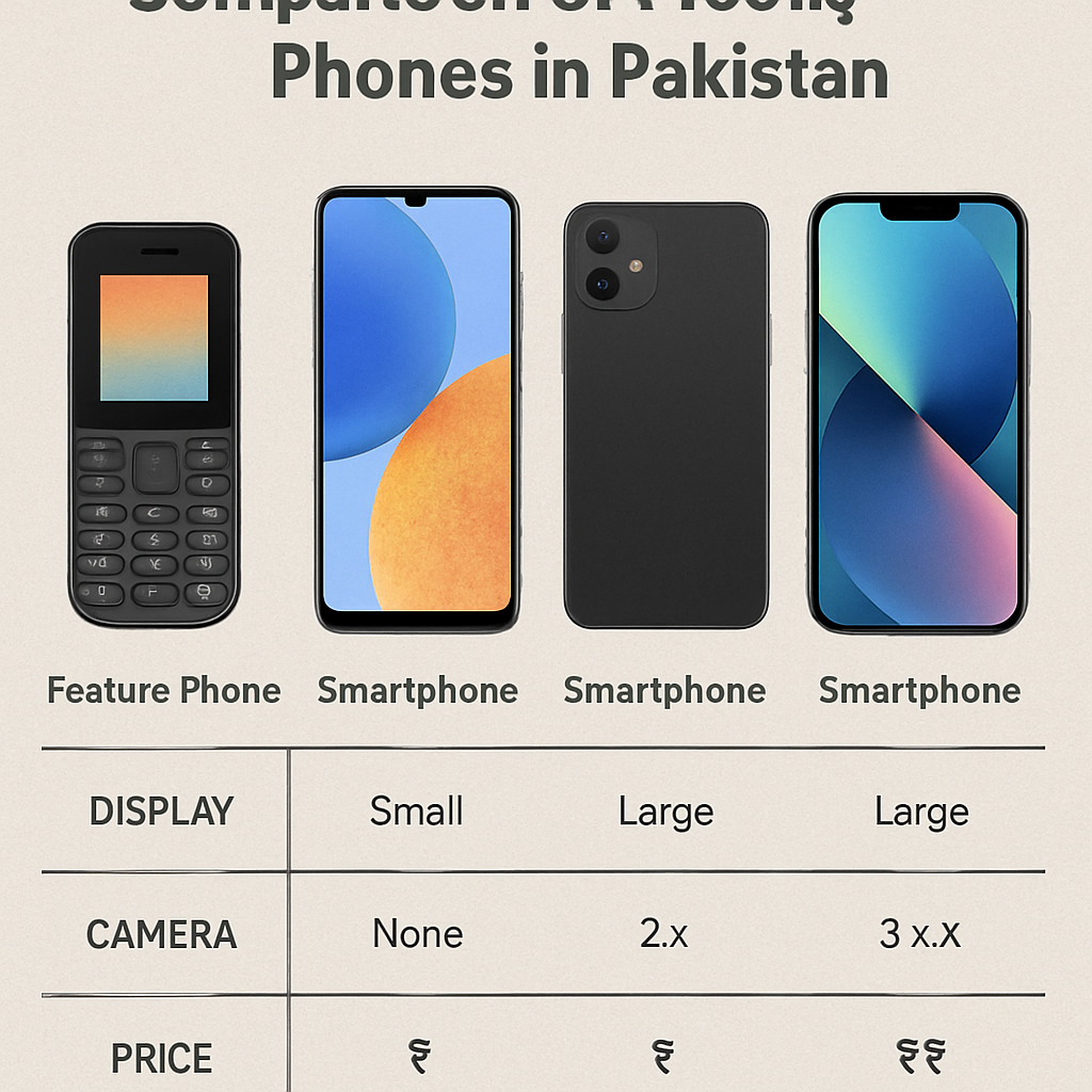 Comparison of mobile phones in Pakistan
