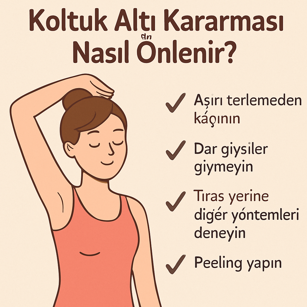 Koltuk Altı Kararması Nasıl Önlenir?