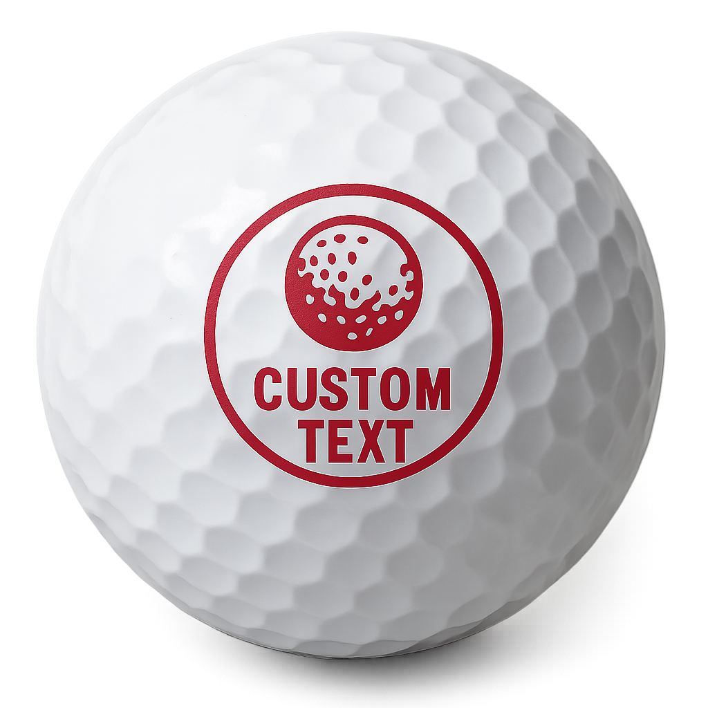 Custom golf ball stamp design