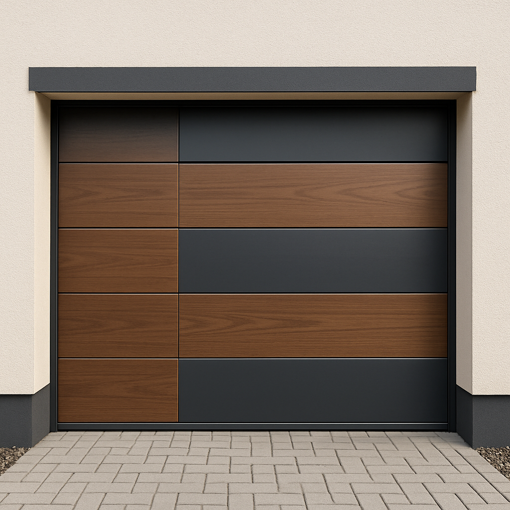 Versatile garage door design