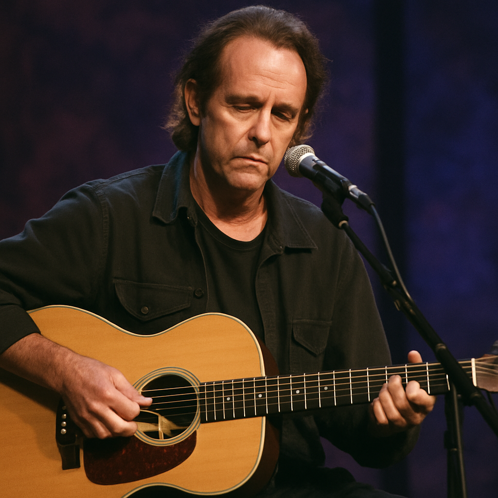 Danny Keough performing on stage