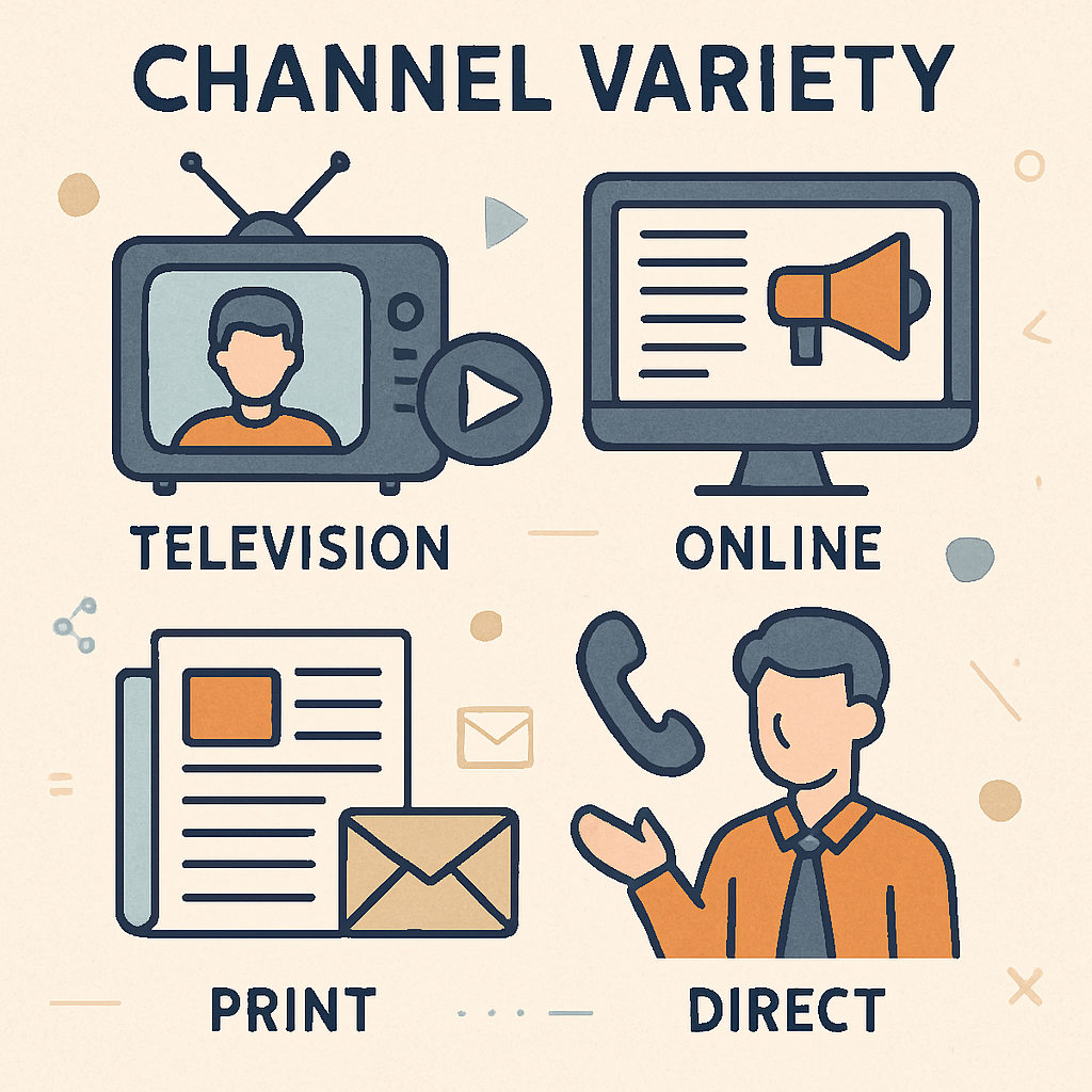 channel variety illustration
