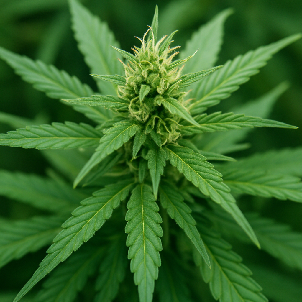 Cannabis Plant Close-up