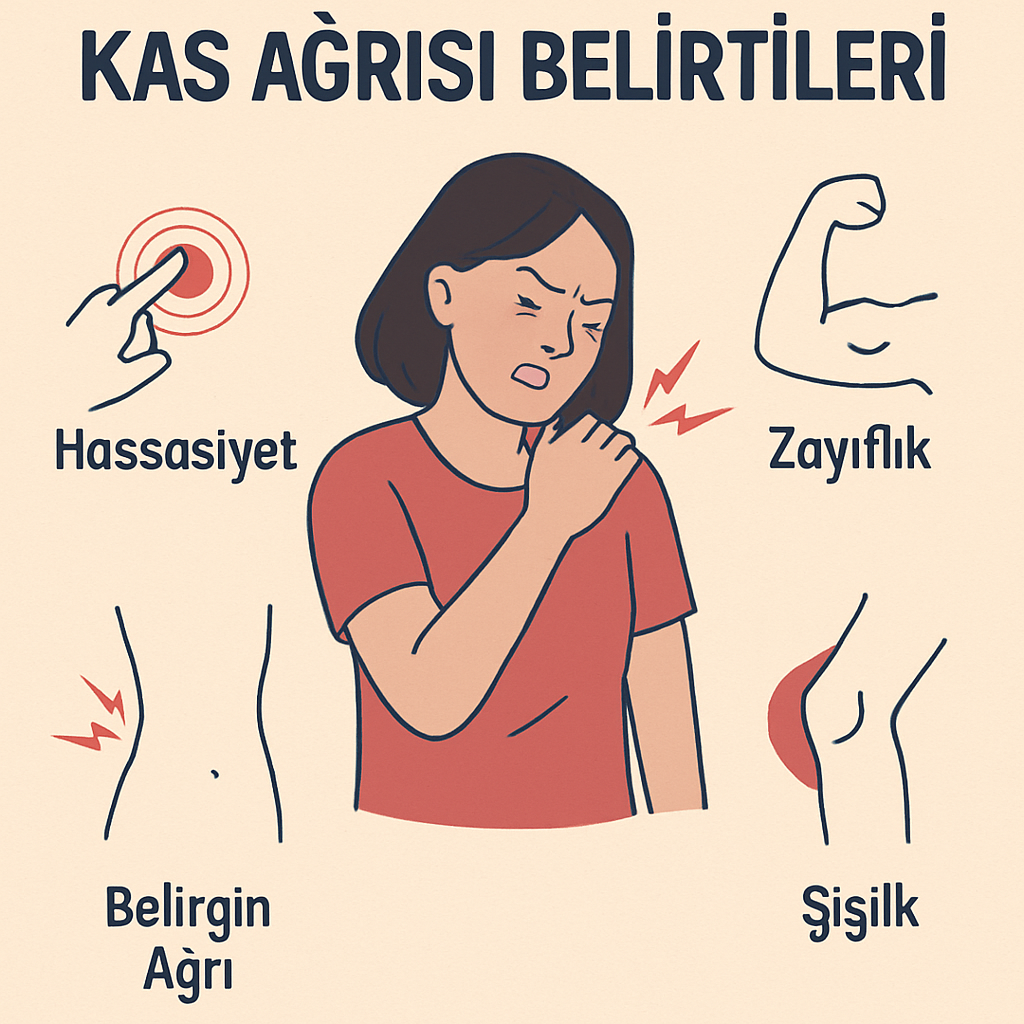kas ağrısı belirtileri