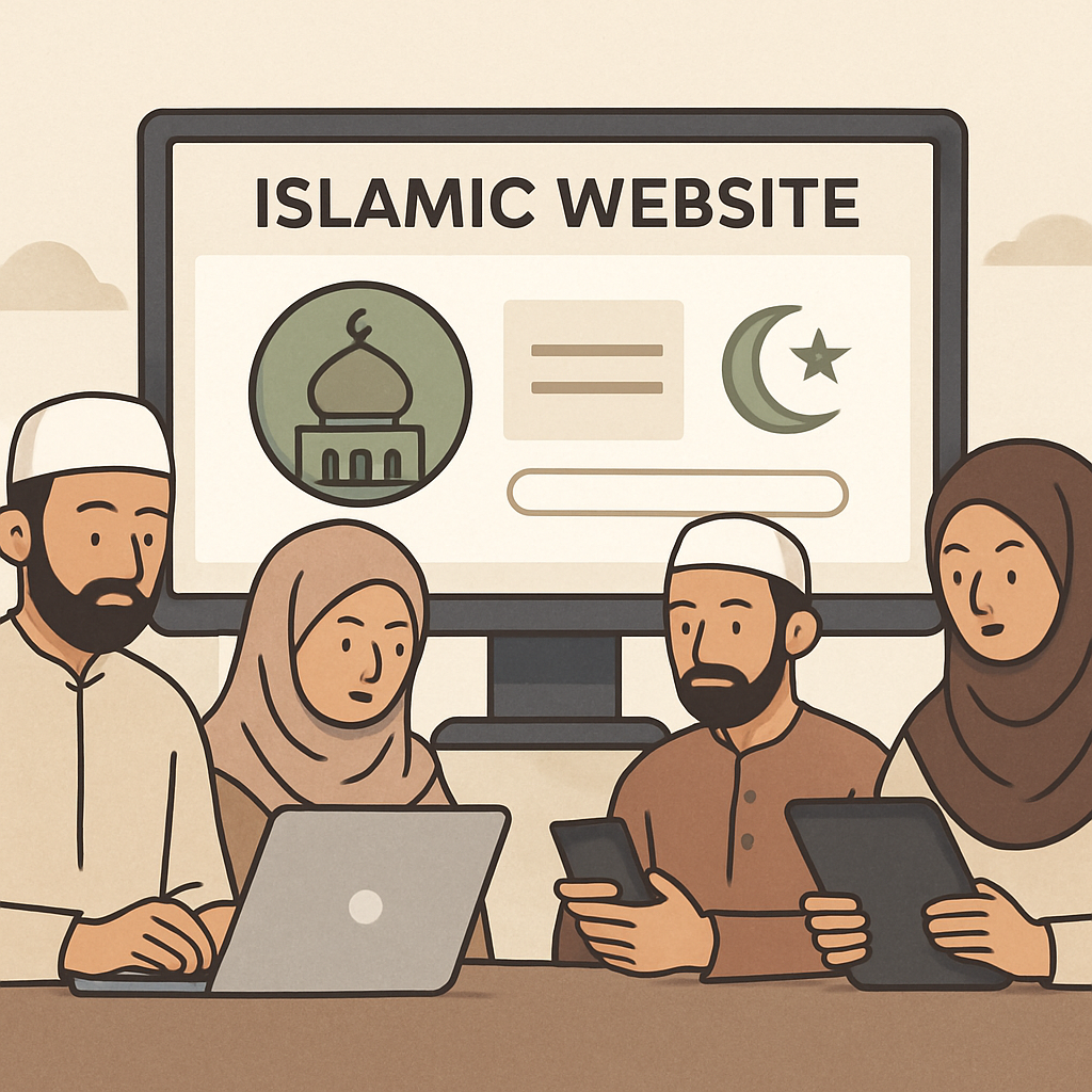 Muslims using technology to access Islamic websites