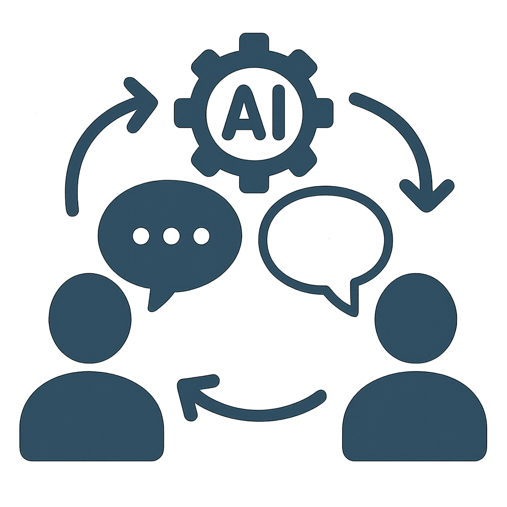 AI Interaktion Symbol