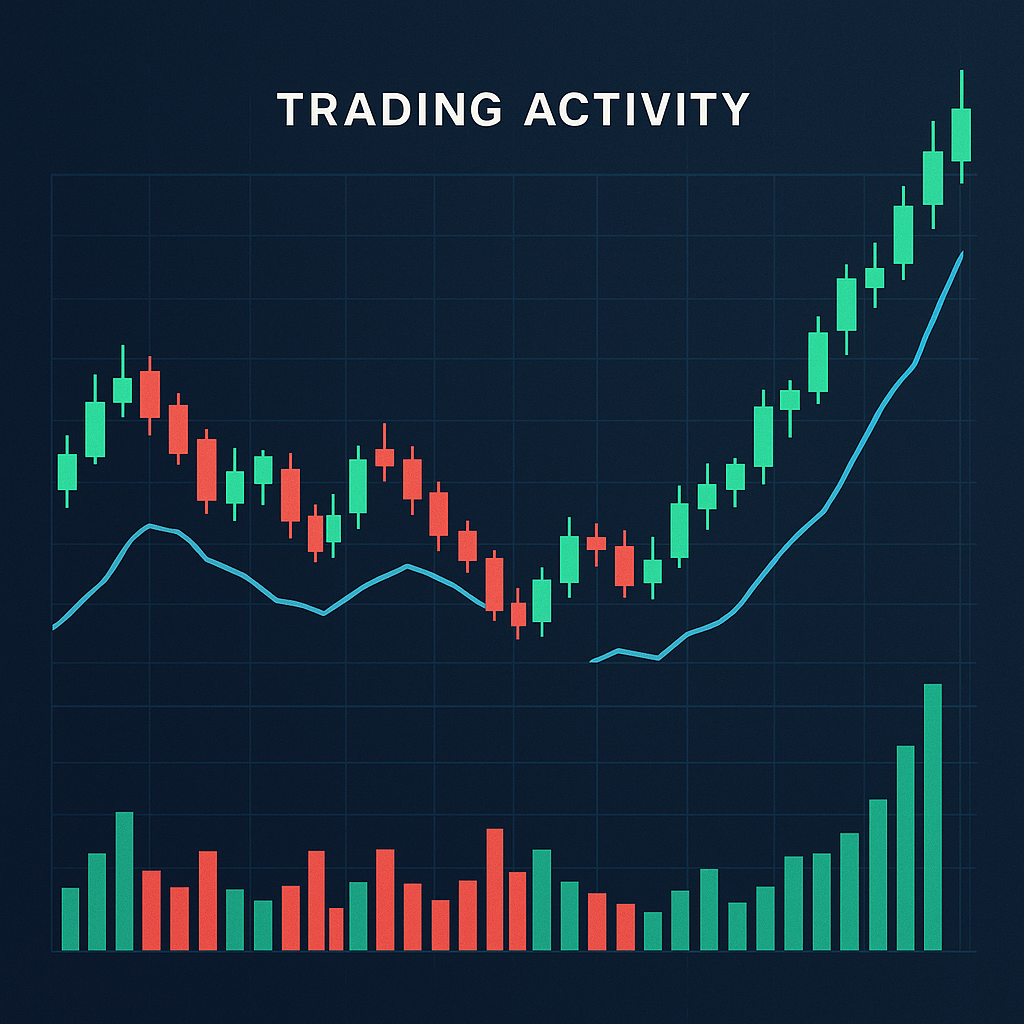 Trading activity chart