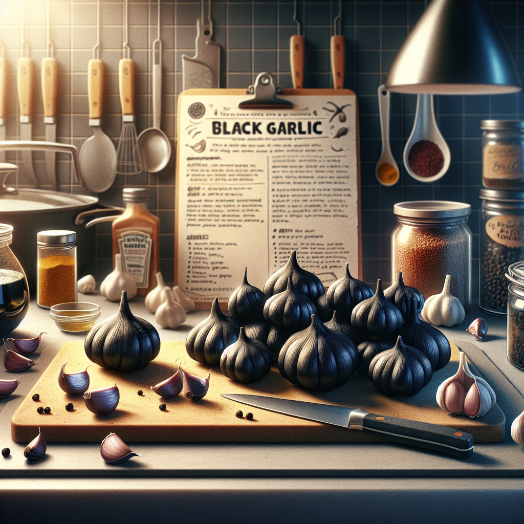 Black garlic bulbs and cloves

benefits of black garlik

how to make black garlic

fermented garlic

benefits of black garlik

how to make black garlic in a dehydrator

black garlic recipes

make black garlic recipe