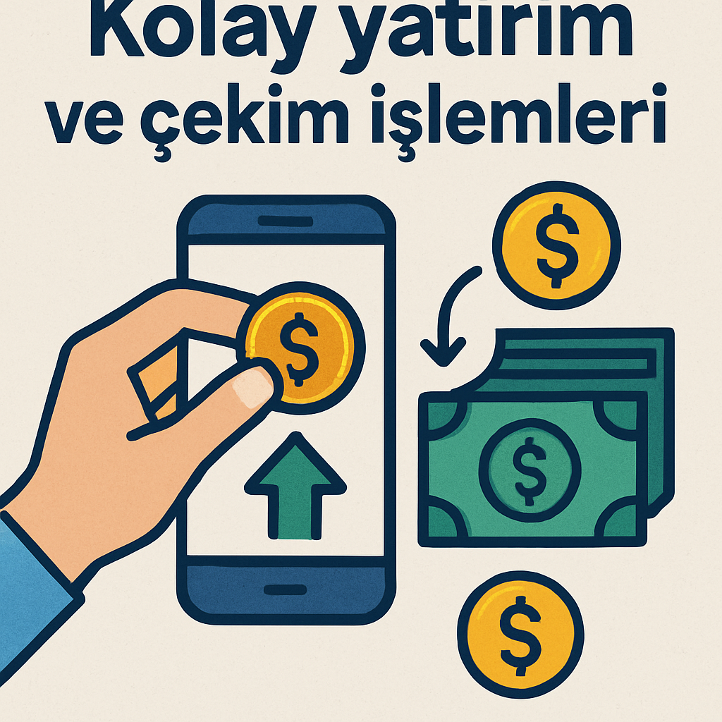 Kolay yatırım ve çekim işlemleri