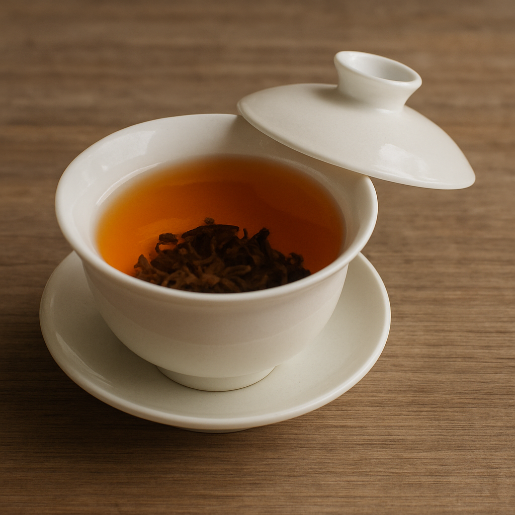 100ml gaiwan set with tea