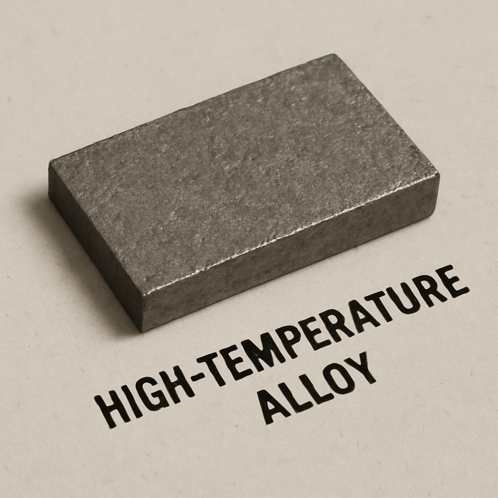 High temperature alloy sample