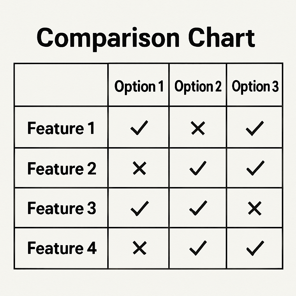comparison chart