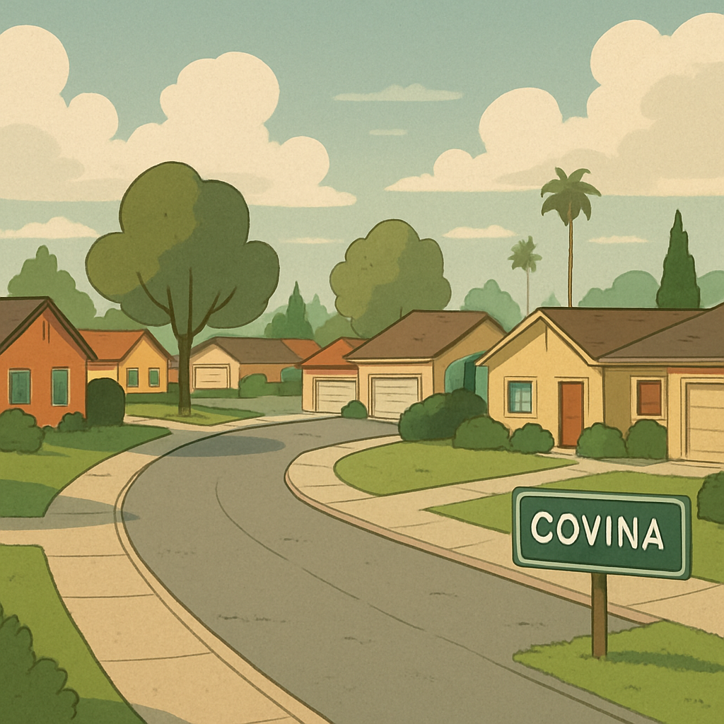 Covina neighborhood view